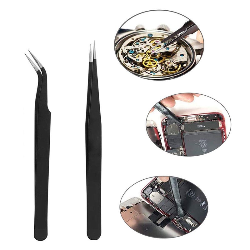 Endlanoo 15 in 1 Torx Screwdriver Set with T3 T4 T5 T6 T8 T10 Security Torx screwdriver and ESD tweezers  Magnetic Screwdrivers Precision Repair Kit for Xbox  iPhone  PS4  Macbook  Watch  Electronics - Image 5